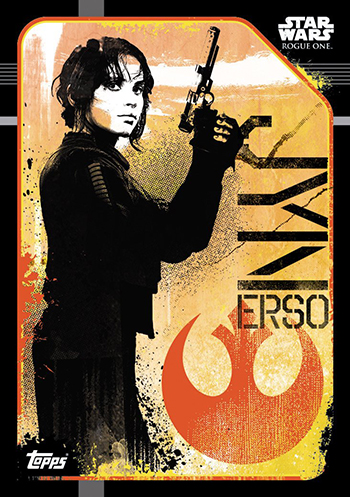 Rogue One Holo 161 Topps Star Wars Jyn Erso 