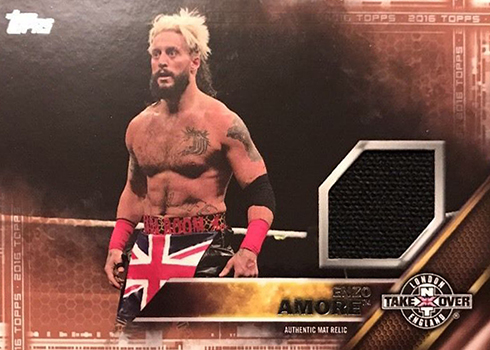 16 Topps Wwe 2k17 Nxt Takeover London Mat Enzo Amore Beckett News