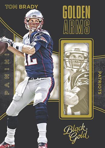 2016 Panini Black Gold - Quad Team Symbols #QT5 - Peyton Manning, Marvin  Harrison, Edgerrin James, Reggie Wayne /50