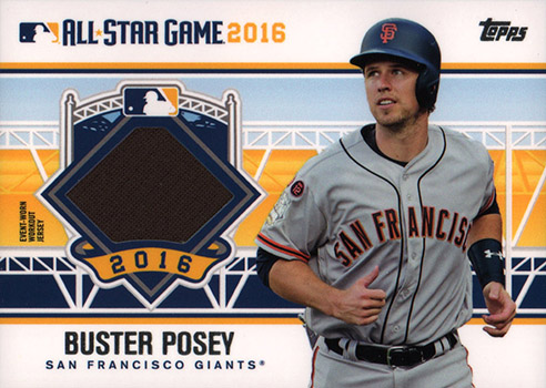 2016 Topps Update All-Star Stitches Buster Posey - Beckett News