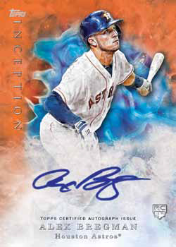 2017 Topps INCEPTION base cards U-PICK to complete your set! 