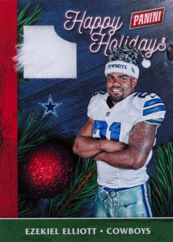 2016 Panini Instant Happy Holidays Santa Hats Ezekiel Elliott - Beckett News