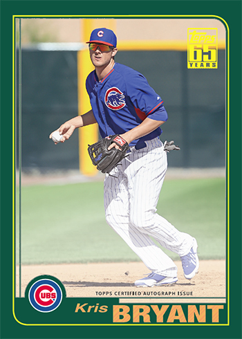 2016 Topps Tier One Relics #T1R-KB Kris Bryant Game Worn Jersey Baseball  Card – Only 399 made!