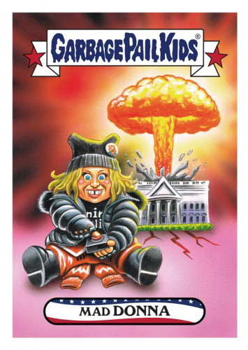 TOUPEE HEAD Wacky Packages 2017 Garbage Pail Kids Trumpocracy First 100 #138 MR 