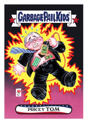 Garbage Pail Kids Trumpocracy #51 Wacky Packages Fruit of the Loon Trump Spicer 