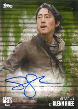 Walking Dead Season 6 Trading Cards Autograph Selection