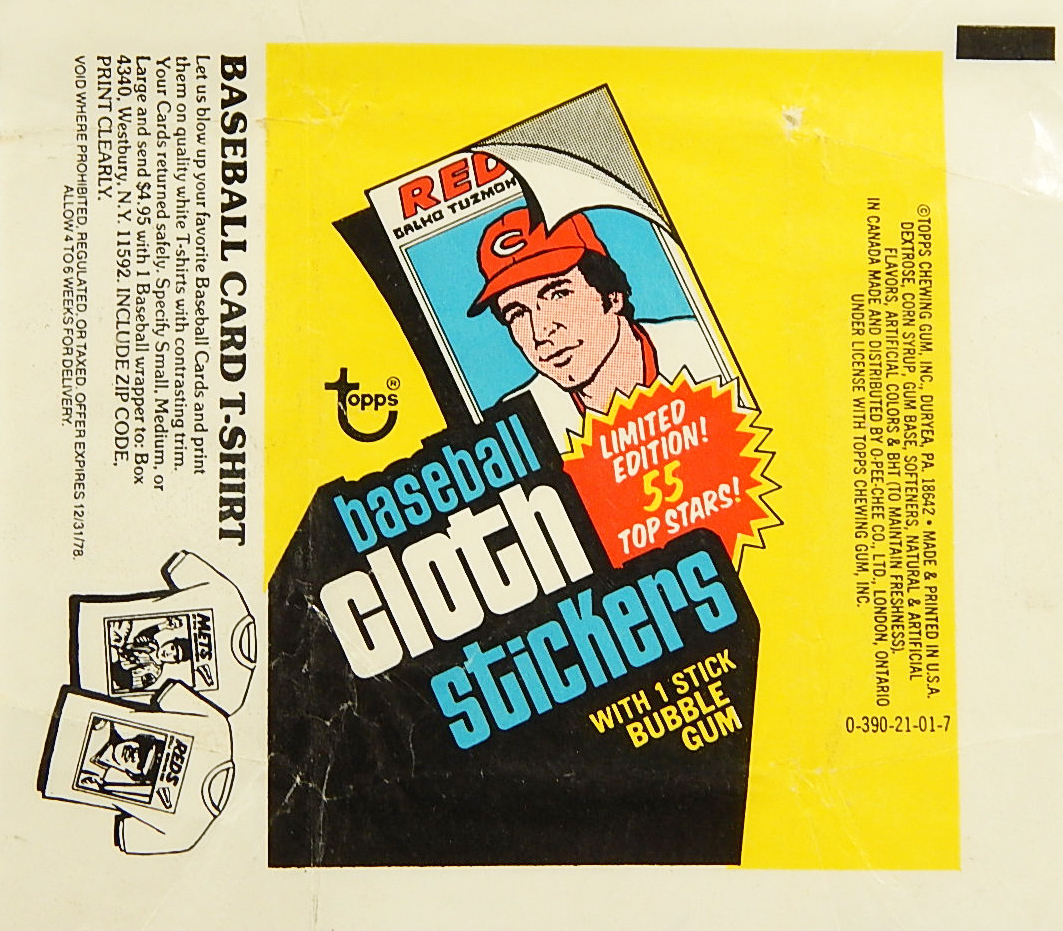 1977 Topps Cloth Baseball Cards Wax Pack Available with Vintage Breaks