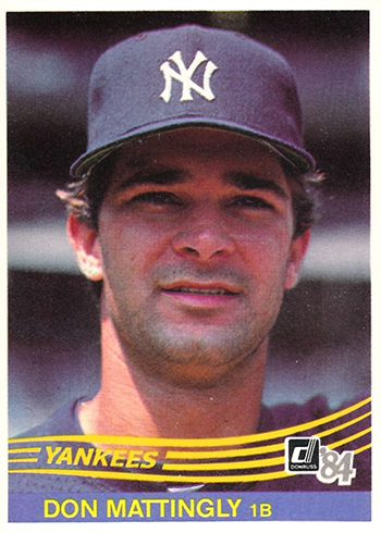 1984 Topps Don Mattingly Rookie Card RC #8