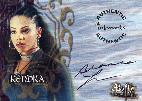 Inkworks RARE BUFFY KENDRA CARD-Bianca Lawson Extremely GET it Autographed 