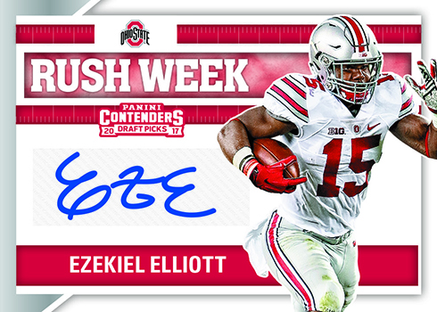 : 2017 Panini Contenders Draft Picks Rush Week #3