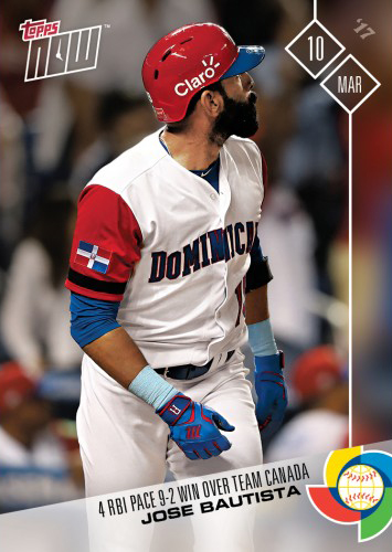 2017 Topps Now Javier Baez #W37 World Baseball Classic (WBC) Team Puerto  Rico