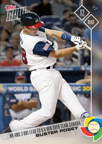 2023 Topps Now World Baseball Classic #WBC-10 Team Italy (PR=395)