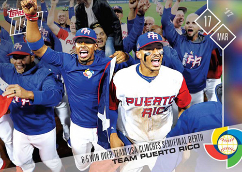 2017 Topps Now Javier Baez #W37 World Baseball Classic (WBC) Team Puerto  Rico