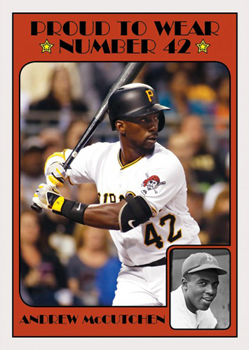 2017 Topps Tribute Andrew Mccutchen jersey #D50/192 #TR-AM *68474