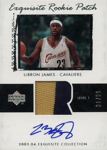 2003-04 Upper Deck Exquisite LeBron James