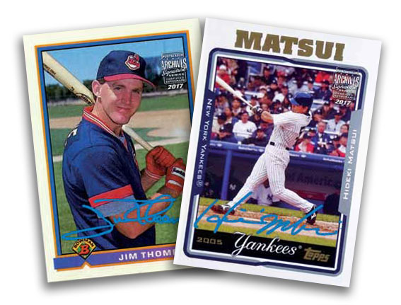 2017-Topps-Archives-Signature-Series-Baseball-Postseason-Edition-Jim-Thome-Hideki-Matsui