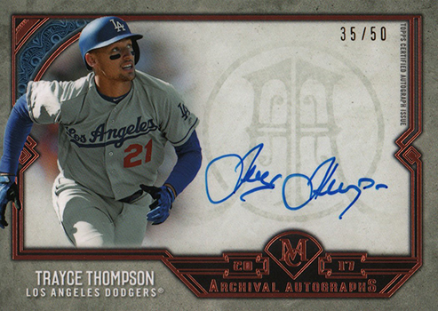 Trayce Thompson A - Beckett News