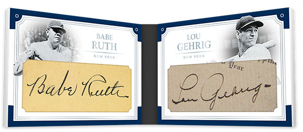 Babe Ruth, Lou Gehrig ~ Promo Card ~ #17 Baseball Card Kingdom