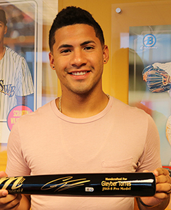 Gleyber Torres Signs Exclusive Autographed Memorabilia Deal with Topps
