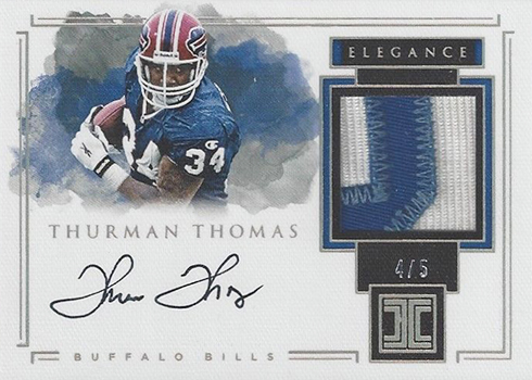 Thurman Thomas Cards, Rookies and Autographed Memorabilia Buying Guide