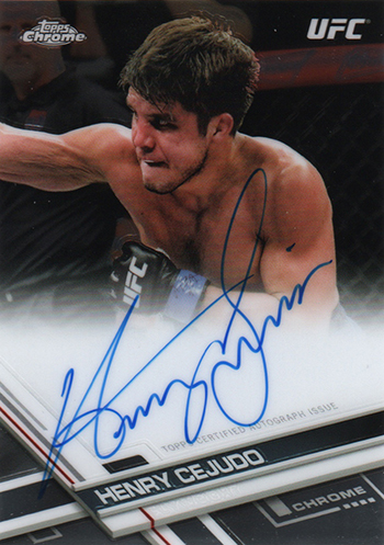 Henry Cejudo Signed UFC Glove Beckett Certified Authentication hot MMA Autograph