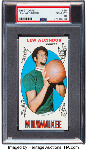1969-70 Topps Lew Alcindor PSA 10