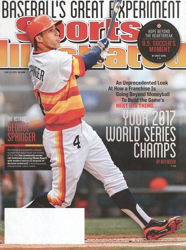 2014 Sports Illustrated Houston Astros 2017 World Series Issues Are Hot