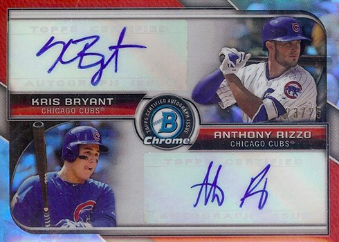 Bryzzo (Kris Bryant and Anthony Rizzo) Chicago Cubs - Officially Licensed  MLB Print - GOLD SIGNATURE LIMITED RELEASE /1