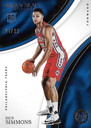 2016-17 Immaculate Collection Ben Simmons Rookie Card