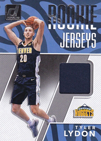 2017-18 Donruss Basketball Rookie Jerseys Tyler Lydon