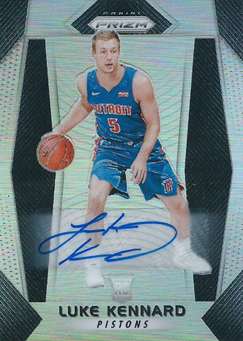 2017-18 Panini Prizm Basketball Base AUtographs Luke Kennard