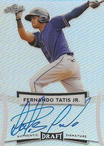 2017 Leaf Metal Draft Baseball Fernando Tatis Jr. Autograph