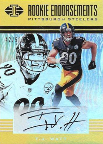 : 2020 Panini Illusions #87 T.J. WATT Pittsburgh Steelers  Football : Everything Else