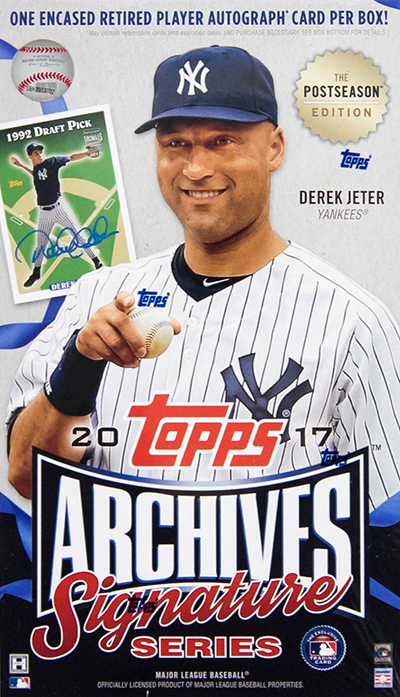 2022 Topps Archives Signature Series MLB Baseball RETIRED PLAYER EDITION  Baseball (1 card/bx)