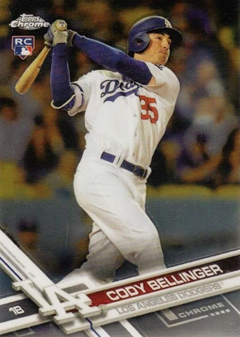 2017 Topps Chrome Update Refractor Hmt99 Cody Bellinger Rookie