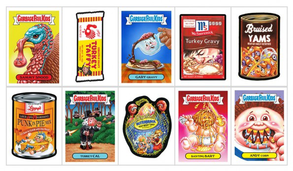 2017 Topps GPK/Wacky Packages Thanksgiving Set