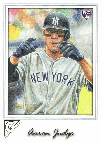2017 Topps Gypsy Queen Aaron Judge With Cap New York Yankees Baseball Rookie Card PSA 10 GEM MINT #168 