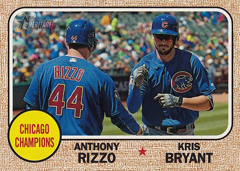 2017 Topps Heritage High Combo Cards Kris Bryant Anthony Rizzo - Beckett  News