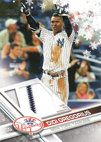 Lot - (Mint) 2017 Topps RC Holiday Walmart Aaron Judge Rookie #HMW99  Baseball Card