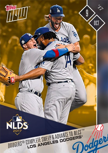 2017 Topps Now Road to Opening Day Los Angeles Dodgers Baseball