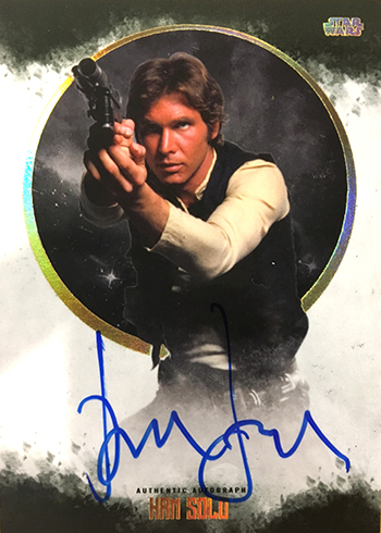 2017 Topps Star Wars Stellar Signatures Harrison Ford Autograph