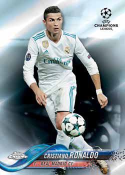 2018 Soccer Cards - Topps UEFA Champions League Chrome Cristiano Ronaldo