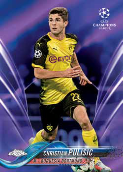 Topps CHAMPIONS LEAGUE CHROME 2017-2018 ☆ REFRACTOR PARALLEL ☆ Football Cards 