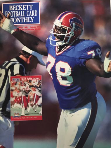 November 6, 1994 Jets vs Bills Game Day Football Program---Bruce Smith VG