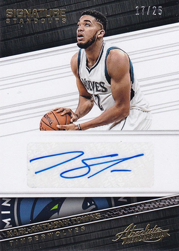 2017-18 Panini Absolute Memorabilia Basketball Checklist, Team Sets