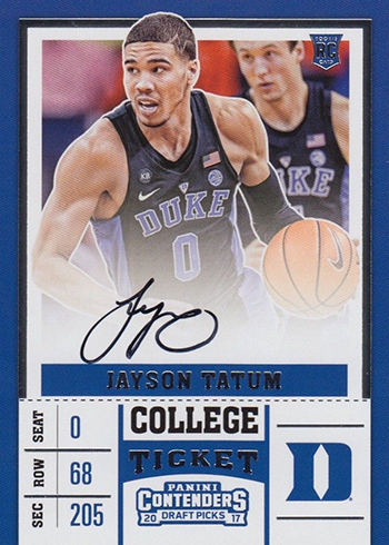 With the pattern on the back Jayson Tatum Duke #0 Jersey