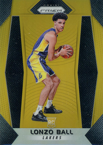 2017-18 Panini Prizm Basketball Prizms Gold Lonzo Ball