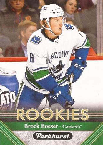 2017-18 Parkhurst Hockey Brock Boeser