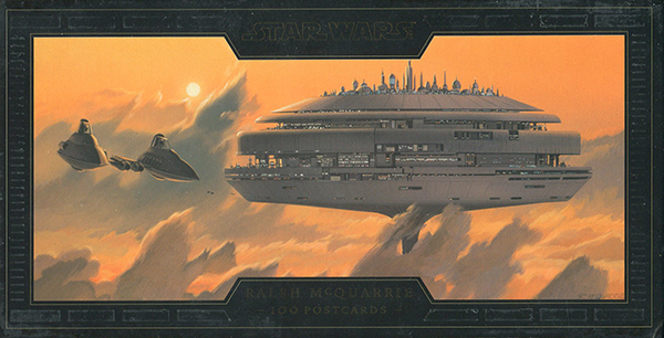 2017 Abrams Star Wars Art Ralph McQuarrie Postcards Front