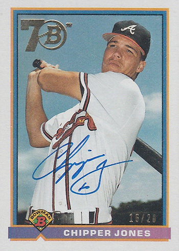 Lot Detail - Heavily Inscribed Chipper Jones Autographed Atlanta